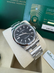 Rolex Oyster Perpetual 36mm 2024 Black Dial 126000